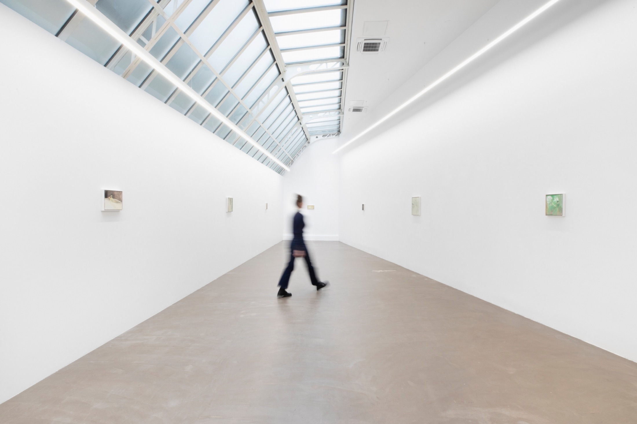Installation view of Long Light, Bremond Capela, Paris, France, 2025